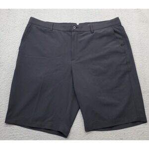 Dunning‎ Golf Shorts Mens 36 Black Performance Stretch Athletic Flat Front EUC
